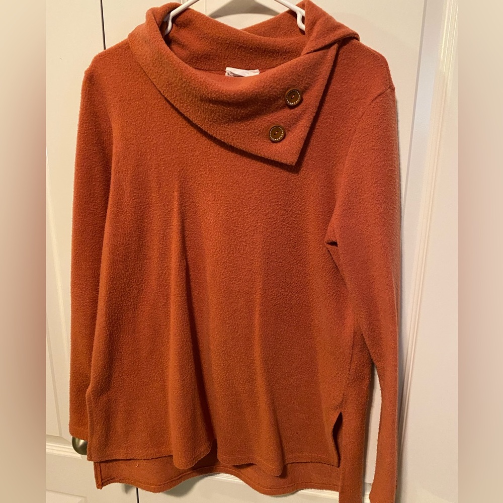 Women’s levee super soft pullover sweater top Sz L